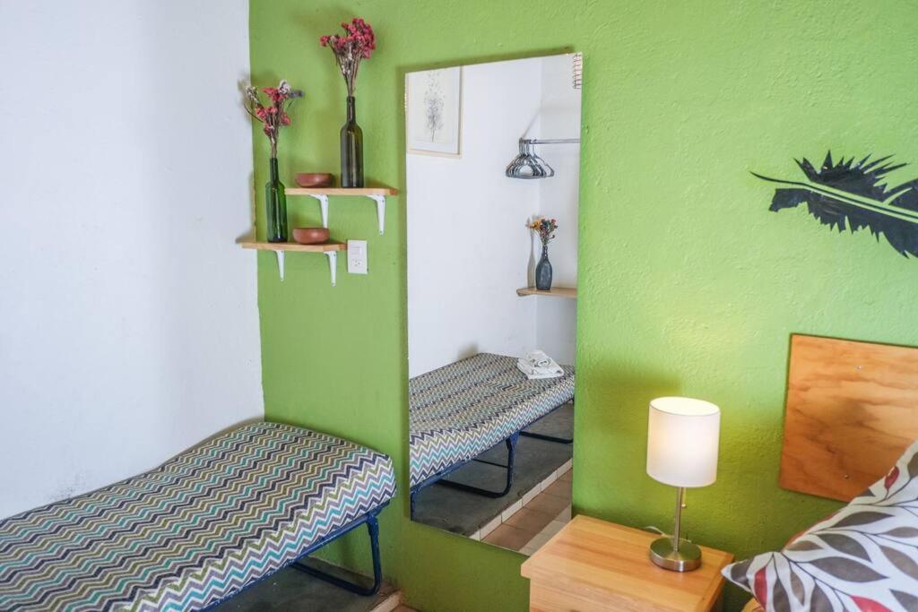 Chill Green Beautiful Downtown Area Tv Good Wifi Oaxaca Luaran gambar